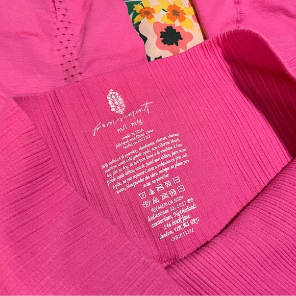 FP Movement by Free People Good Karma Leggings Pink M L - Picture 4 of 9